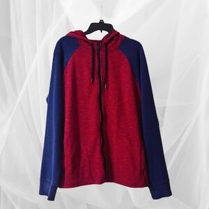Red and Blue Hoodie
